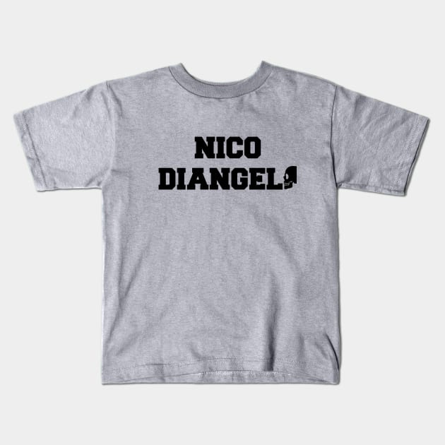 Nico Di Angelo Skull Kids T-Shirt by queenbeka